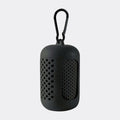 SAETTO Fresco cooling towel in its Black silicone case with carabiner